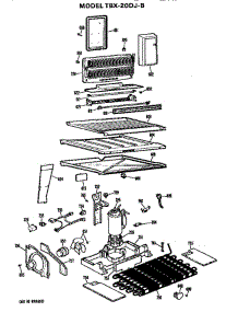 Unit parts for Ge Refrigerator TBX20DJB from AppliancePartsPros.com