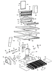 03 - Section3 parts for Ge Refrigerator TBX20PHBR from AppliancePartsPros.com
