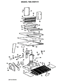 Unit parts for Ge Refrigerator TBX20ZHB from AppliancePartsPros.com