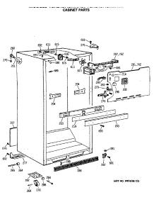 03 - Cabinet Parts parts for Ge Refrigerator TBX21DASMRWH from AppliancePartsPros.com