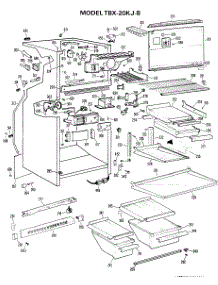 02 - Section2 parts for Ge Refrigerator TBX20KJBR from AppliancePartsPros.com