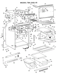 02 - Section2 parts for Ge Refrigerator TBX20DJBR from AppliancePartsPros.com
