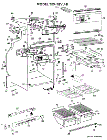 02 - Section2 parts for Ge Refrigerator TBX18VJBR from AppliancePartsPros.com