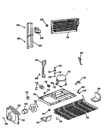Unit parts for Ge Refrigerator TBX18ZIERAA from AppliancePartsPros.com