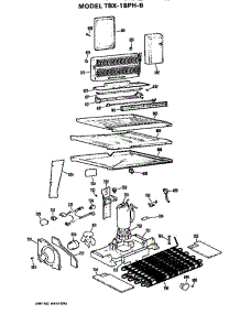 Unit parts for Ge Refrigerator TBX18PHB from AppliancePartsPros.com