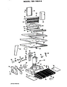 Unit parts for Ge Refrigerator TBX18LHB from AppliancePartsPros.com