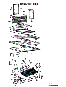 Unit parts for Ge Refrigerator TBX18KGB from AppliancePartsPros.com