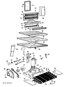 03 - Section3 parts for Ge Refrigerator TBX18KGRR from AppliancePartsPros.com