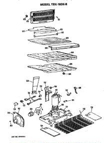 Unit parts for Ge Refrigerator TBX18DKBR from AppliancePartsPros.com