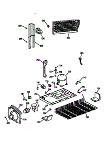 Unit Assembly parts for Ge Refrigerator TBX18DISJRWH from AppliancePartsPros.com
