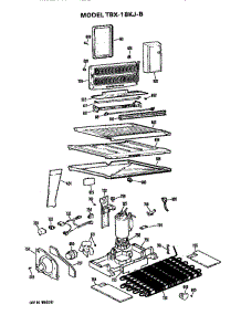Unit parts for Ge Refrigerator TBX18KJB from AppliancePartsPros.com