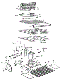 Unit parts for Ge Refrigerator TBX18KKE from AppliancePartsPros.com