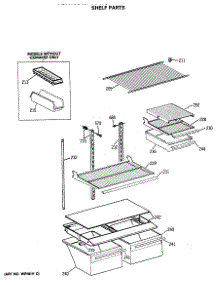 04 - Shelf Parts parts for Ge Refrigerator TBX18DISARWH from AppliancePartsPros.com