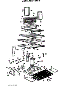 Unit parts for Ge Refrigerator TBX18KHB from AppliancePartsPros.com