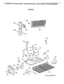 06 - Unit Parts parts for Ge Refrigerator TBX18JAXGRWW from AppliancePartsPros.com