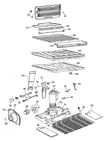 Unit parts for Ge Refrigerator TBX18LKE from AppliancePartsPros.com