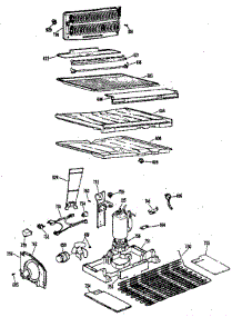 Unit parts for Ge Refrigerator TBX18KKB from AppliancePartsPros.com