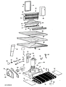 03 - Section3 parts for Ge Refrigerator TBX18LJBR from AppliancePartsPros.com