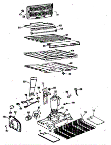 Unit parts for Ge Refrigerator TBX18LKB from AppliancePartsPros.com