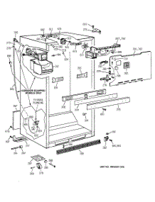 03 - Cabinet Parts parts for Ge Refrigerator TBX18NIZBRWW from AppliancePartsPros.com