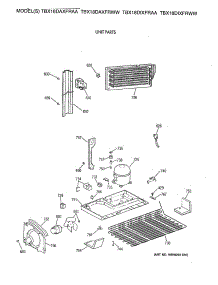 06 - Unit Parts parts for Ge Refrigerator TBX18DAXFRAA from AppliancePartsPros.com