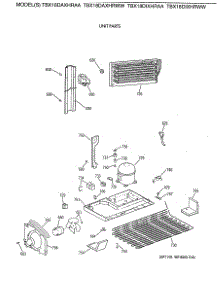06 - Unit Parts parts for Ge Refrigerator TBX18DIXHRAA from AppliancePartsPros.com