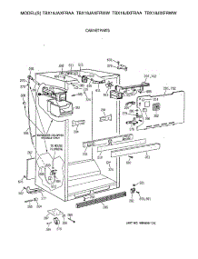 03 - Cabinet Parts parts for Ge Refrigerator TBX18JAXFRAA from AppliancePartsPros.com