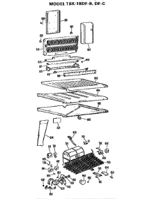 Unit parts for Ge Refrigerator TBX18DFC from AppliancePartsPros.com
