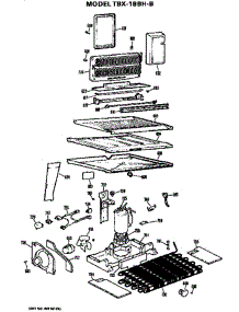 Unit parts for Ge Refrigerator TBX18BHB from AppliancePartsPros.com