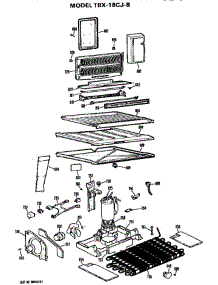 Unit parts for Ge Refrigerator TBX18CJB from AppliancePartsPros.com