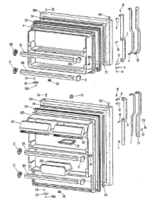 Doors parts for Ge Refrigerator TBX18BLM from AppliancePartsPros.com