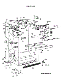 03 - Cabinet Parts parts for Ge Refrigerator TBX18DAXERAA from AppliancePartsPros.com