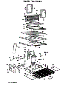 Unit parts for Ge Refrigerator TBX18CHB from AppliancePartsPros.com