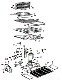 Unit parts for Ge Refrigerator TBX18BKB from AppliancePartsPros.com