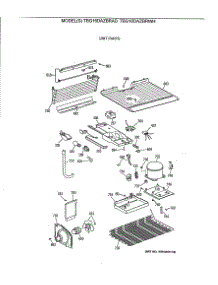 03 - Unit Parts parts for Ge Refrigerator TBG16DAZBRWH from AppliancePartsPros.com