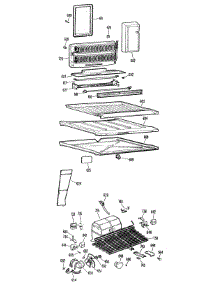 03 - Section3 parts for Ge Refrigerator TBF17BFBR from AppliancePartsPros.com