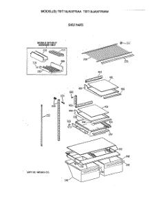 04 - Shelf Parts parts for Ge Refrigerator TBT18JAXFRWW from AppliancePartsPros.com