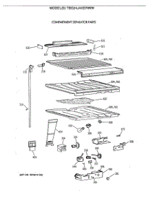 04 - Compartment Separator Parts parts for Ge Refrigerator TBG24JAXERWW from AppliancePartsPros.com