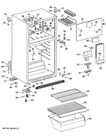 02 - Section2 parts for Ge Refrigerator TBH15SPJLAD from AppliancePartsPros.com