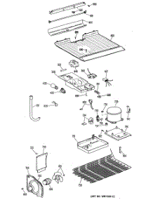 03 - Section3 parts for Ge Refrigerator TBH15SPJLAD from AppliancePartsPros.com
