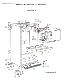 03 - Cabinet Parts parts for Ge Refrigerator TBT18JAXFRAA from AppliancePartsPros.com