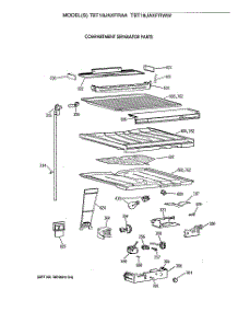 05 - Compartment Separator Parts parts for Ge Refrigerator TBT18JAXFRAA from AppliancePartsPros.com