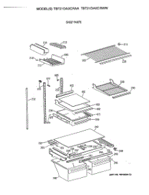 04 - Shelf Parts parts for Ge Refrigerator TBT21DAXCRAA from AppliancePartsPros.com