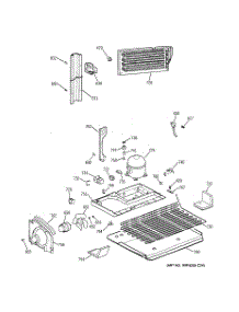 06 - Unit Parts parts for Ge Refrigerator TBG18DAYARWW from AppliancePartsPros.com