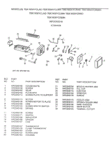 04 - Wr30x0318 parts for Ge Refrigerator TBX16SIYCLAD from AppliancePartsPros.com