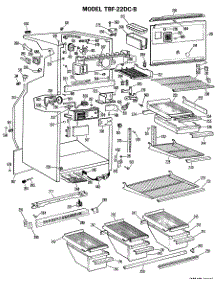 02 - Section2 parts for Ge Refrigerator TBF22DCBR from AppliancePartsPros.com