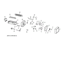 04 - Icemaker Wr30x0318 parts for Ge Refrigerator TBX16SAYDRWH from AppliancePartsPros.com