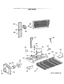 06 - Unit Parts parts for Ge Refrigerator TBH21MASRRAD from AppliancePartsPros.com
