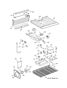 03 - Unit Parts parts for Ge Refrigerator TBX16SIYDRWH from AppliancePartsPros.com