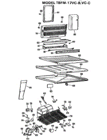 Unit parts for Ge Refrigerator TBFM17VCB from AppliancePartsPros.com